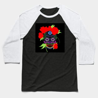 floral catrina dancing with dark and death Baseball T-Shirt